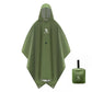 Qunature Outdoors Monitoiminen Rain Poncho Polkupyörä Rain Cape Rain Poncho