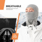 Qunature Balaclava Balaclava Winter Ski Mask Tuulenpitävä Hengittävä kasvonaamio M/L Ulkourheiluun Hiihto Pyöräily Lumilautailu Moottoripyöräily Naiset/miehet