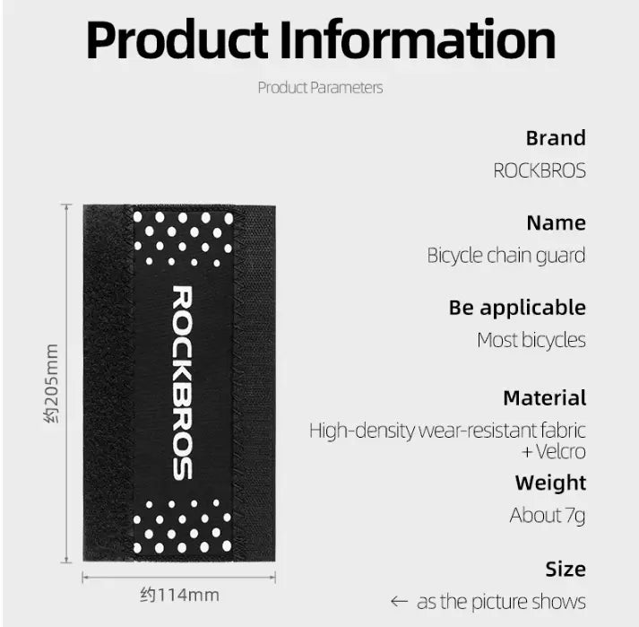 ROCKBROS polkupyörän rungon suojaketjut Suojaa ketjujen aiheuttamalta kitkalta