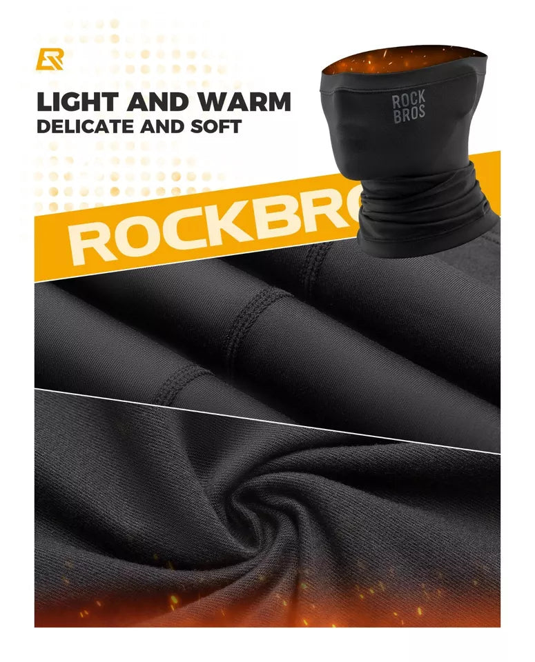 ROCKBROS Half Balaclava Winter Warm Tube Huivin Kaulanlämmitin ulkokäyttöön Unisex