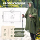 Qunature Outdoors Monitoiminen Rain Poncho Polkupyörä Rain Cape Rain Poncho