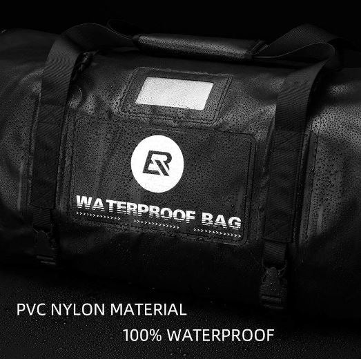 ROCKBROS Moottoripyörälaukku Vedenpitävä Satulalaukku 20L/40L Tavaratelineen Laukku PVC