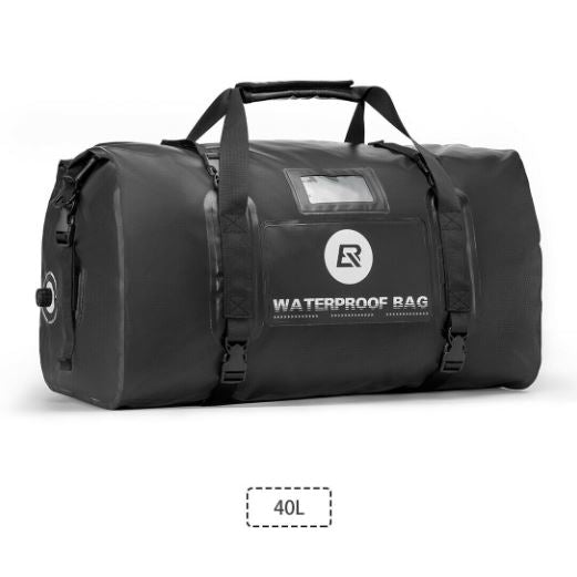 ROCKBROS Moottoripyörälaukku Vedenpitävä Satulalaukku 20L/40L Tavaratelineen Laukku PVC