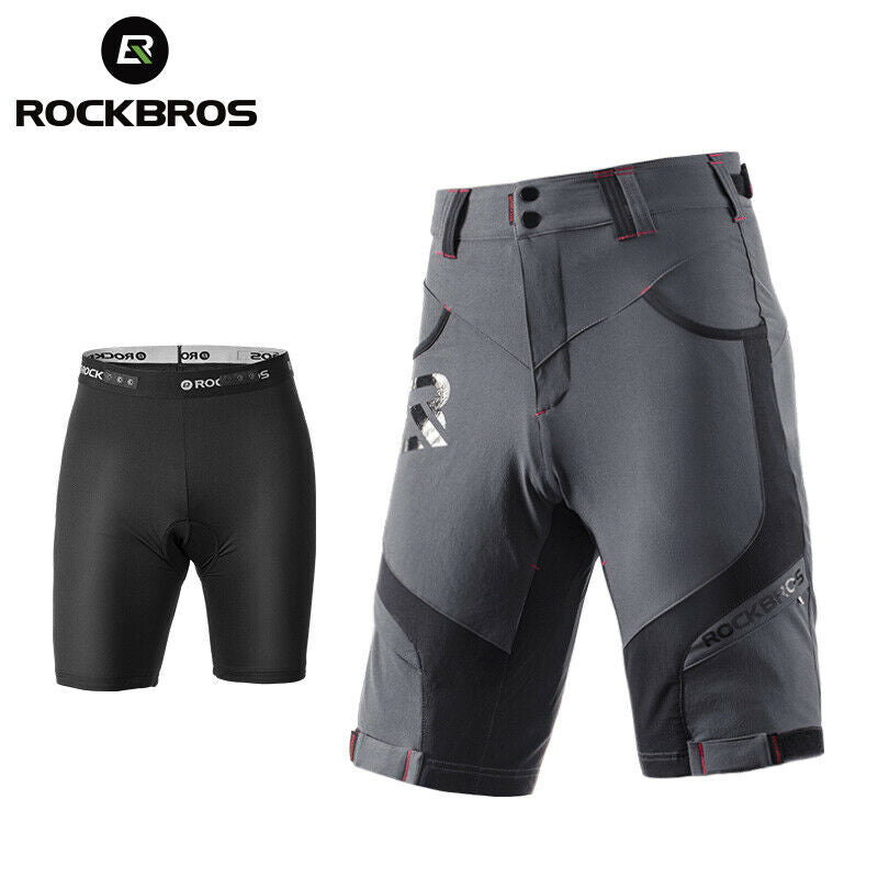 ROCKBROS Elite shortsit miesten sisäshortseilla ja pehmusteilla