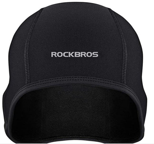 ROCKBROS LF041BK Alusmyssy Pyöräilypipo Tuulenpitävä Lämpö 3 Kappaletta