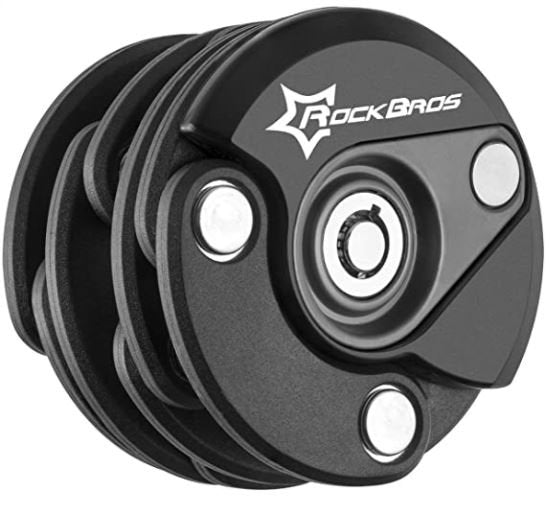 ROCKBROS WL798BK Mini Taitettava Varkaudenesto Lukko Musta